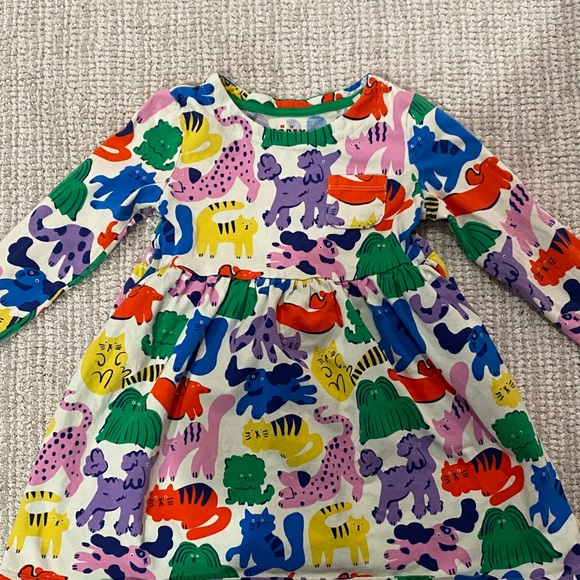 Mini Boden Multicolor Graphic Dress - Picture 3 of 4